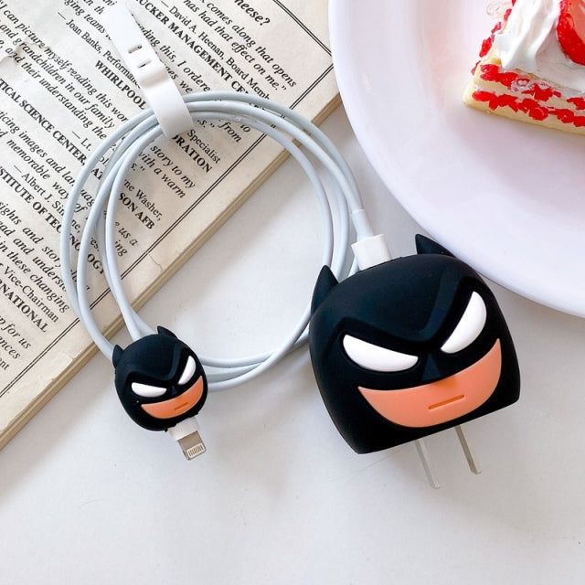 Cute Cartoon Series Fast Charger Protector for iPhone(Batman)